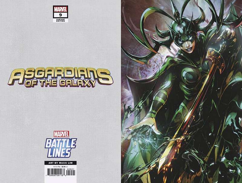 ASGARDIANS OF THE GALAXY #9 MAXX LIM MARVEL BATTLE LINES VARIANT