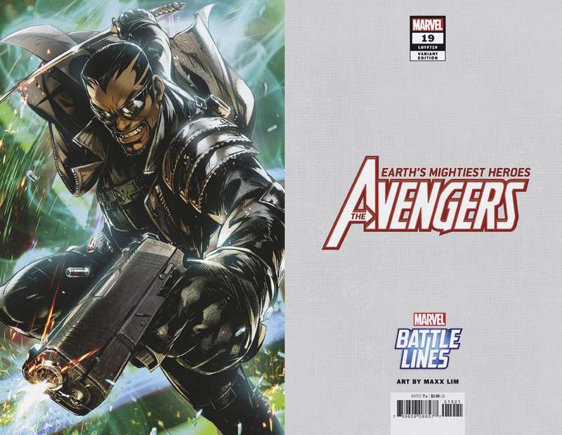 AVENGERS #19 MAXX LIM MARVEL BATTLE LINES VARIANT