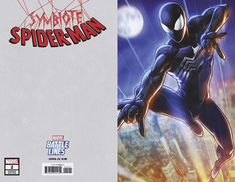 SYMBIOTE SPIDER-MAN #2 (OF 5) JONGJU KIM MARVEL BATTLE LINES VARIANT