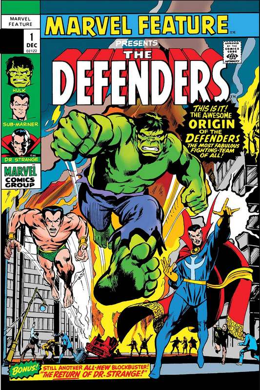 DEFENDERS MARVEL FEATURE #1 FACSIMILE EDITION