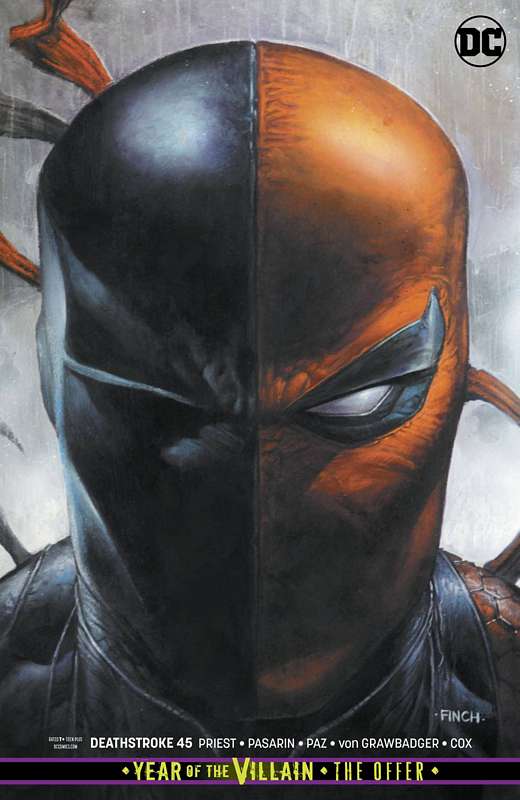 DEATHSTROKE #45 CARD STOCK VARIANT ED YOTV THE OFFER