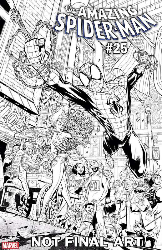 AMAZING SPIDER-MAN #25 GLEASON B VARIANT