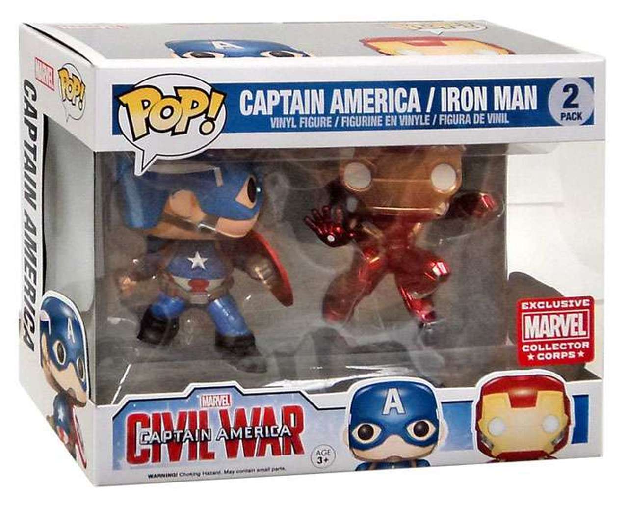 POP Captain America vs Iron Man  POP Captain America vs Iron Man