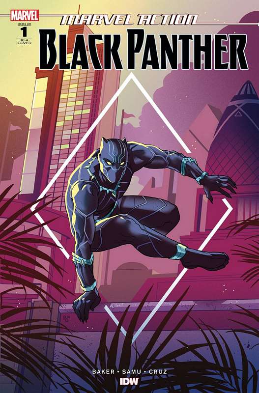 MARVEL ACTION BLACK PANTHER #1 1:10 GANUCHEAU VARIANT