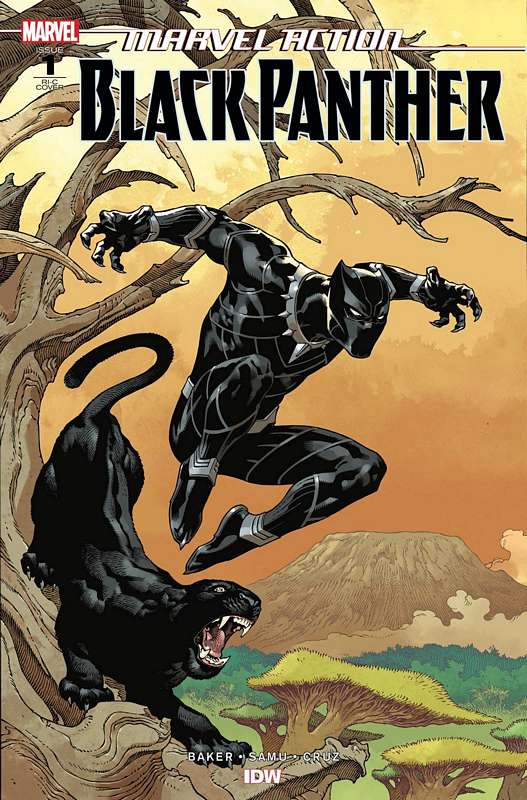 MARVEL ACTION BLACK PANTHER #1 1:50 RODRIGUEZ VARIANT