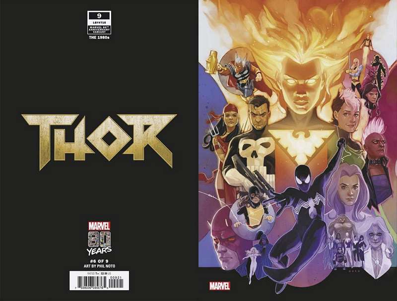 THOR #9 NOTO MARVEL 80TH VARIANT