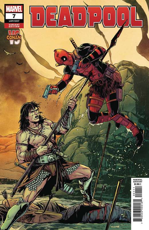 DEADPOOL #7 LAMING CONAN VS MARVEL VARIANT