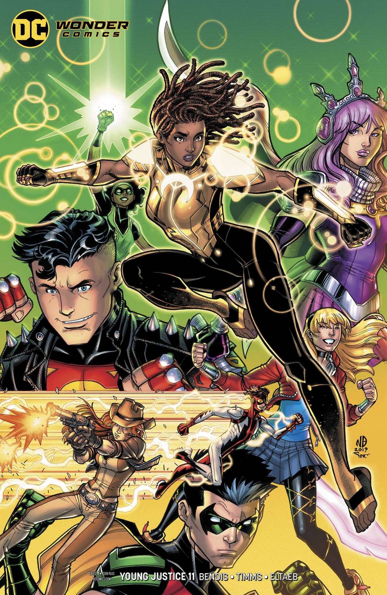 YOUNG JUSTICE #11 CARD STOCK VARIANT ED