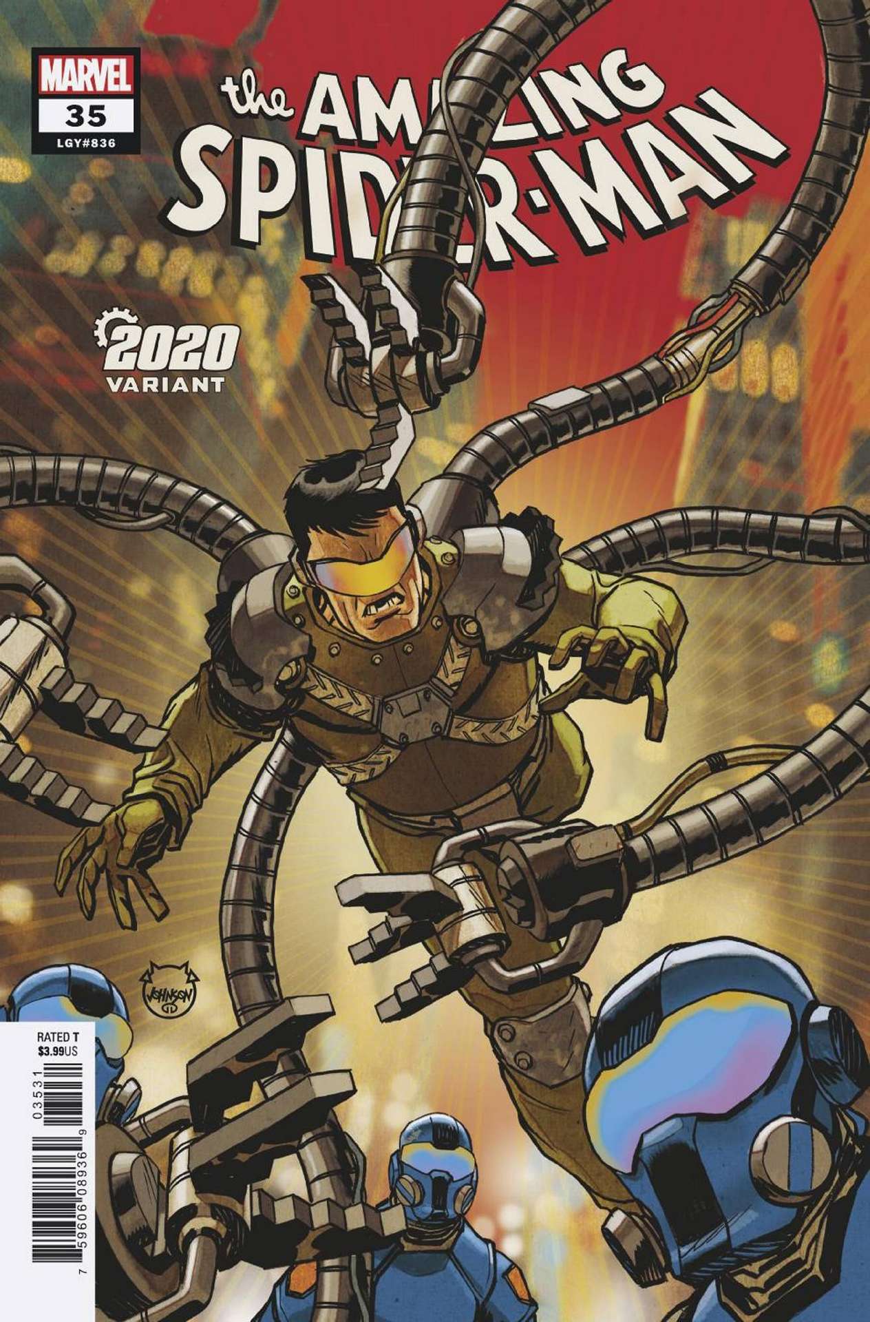 AMAZING SPIDER-MAN #35 JOHNSON 2020 VARIANT 2099