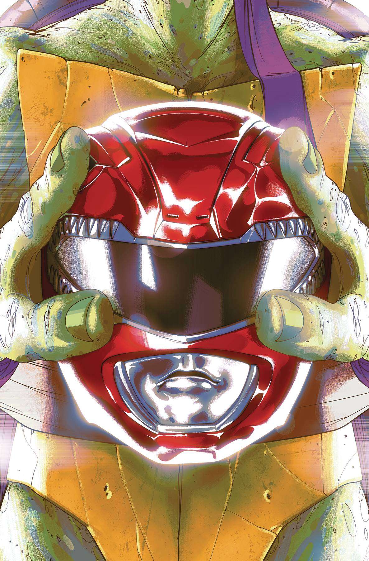 POWER RANGERS TEENAGE MUTANT NINJA TURTLES #1 CVR E MONTES