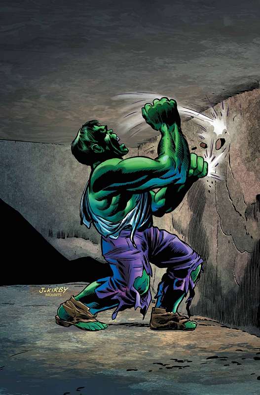 INCREDIBLE HULK #710 1:10 KIRBY 100TH VARIANT LEG