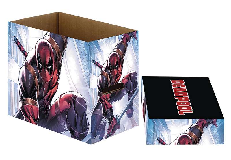 MARVEL DEADPOOL SWORD SHORT COMIC STORAGE BOX