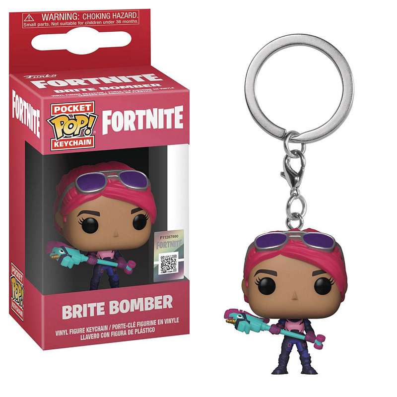 POCKET POP FORTNITE S1A BRITE BOMBER FIG KEYCHAIN