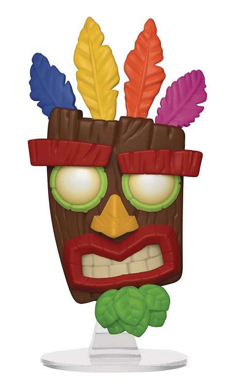 POP GAMES CRASH BANDICOOT S2 AKU AKU VINYL FIGURE