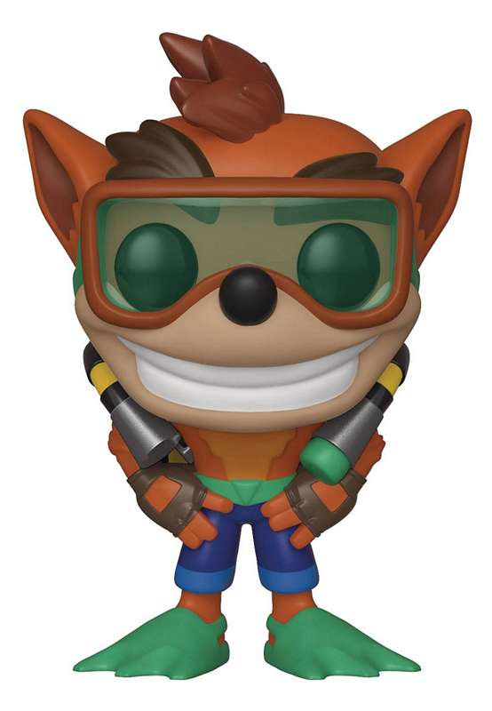 POP GAMES CRASH BANDICOOT WITH SCUBA GEAR VINYL FIGURE