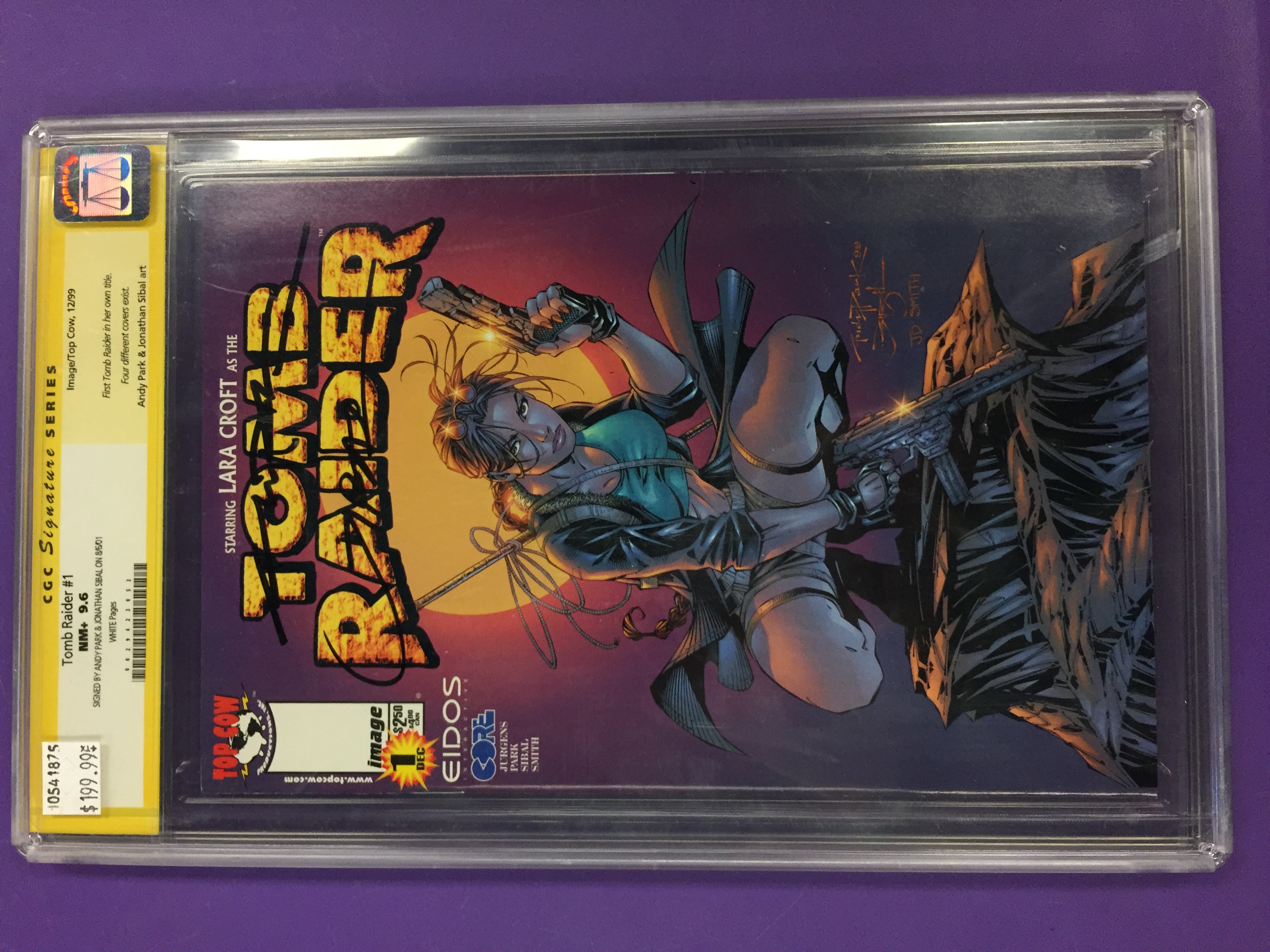 Tomb Raider #1 CGC Graded 9.6 Signed