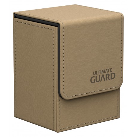 Deck Box: Flip Deck Case Leather 80 Sand