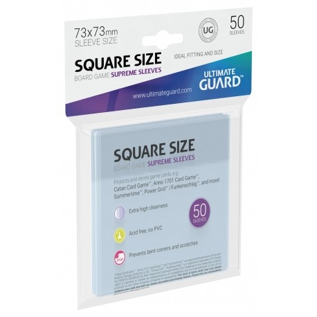 Board Game Sleeves: Supreme - Square (50)