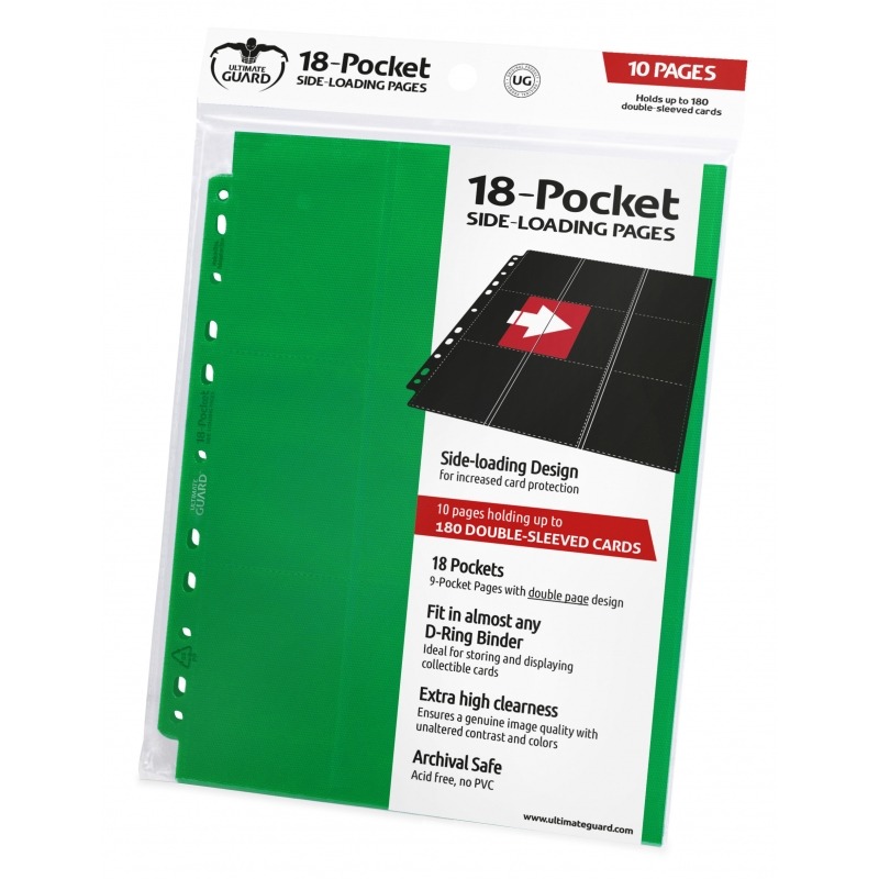 Pages: Side Load 18-Pocket - Green - (10)