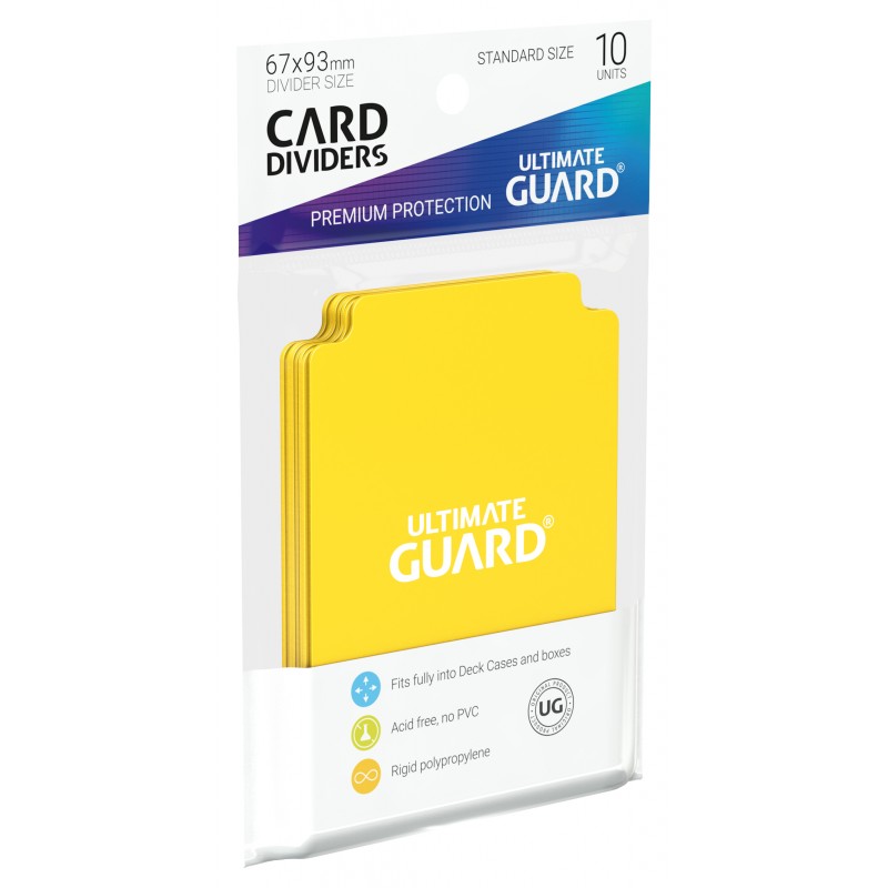 Card Divider Light Yellow (10)