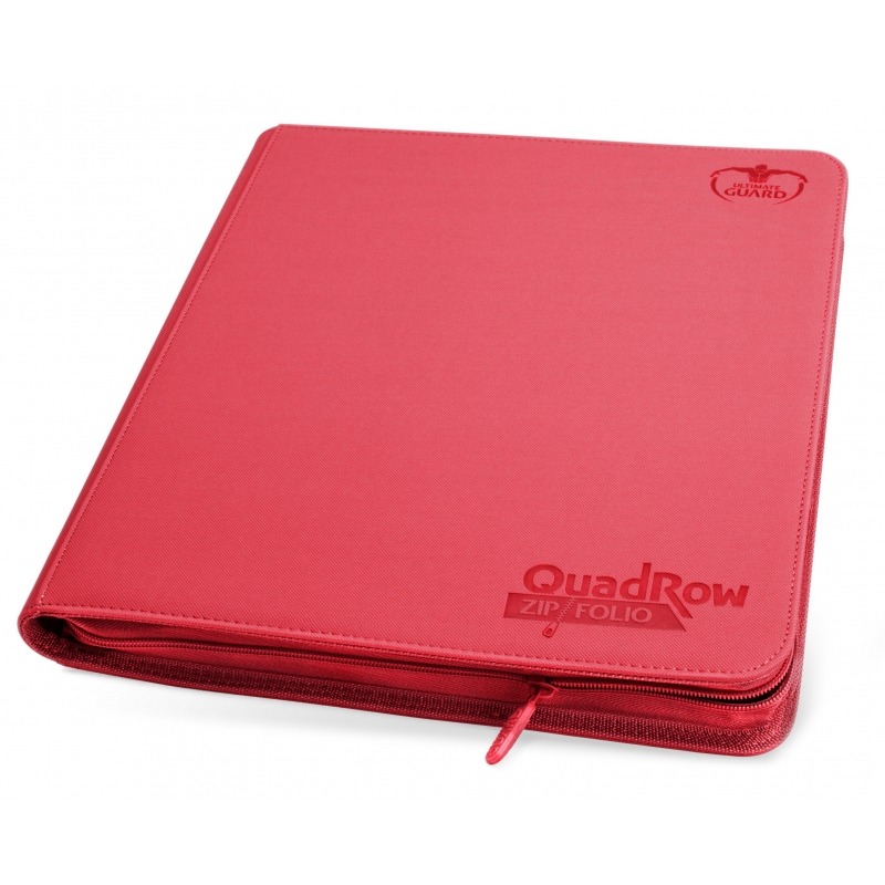 Binder: Quadrow Zipfolio Xenoskin Red