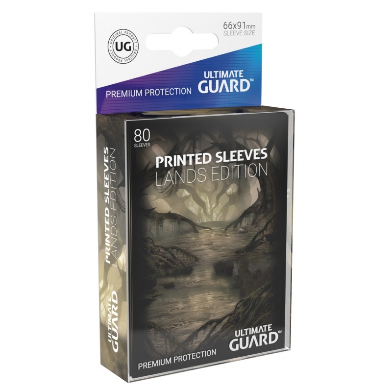 Sleeves: Printed Standard Size Lands Edition Swamp (80)