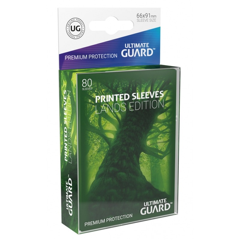Sleeves: Printed Standard Size Lands Edition Forest (80)