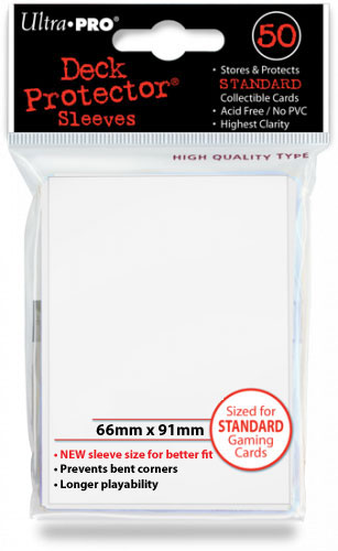 ULTRA PRO PRO-FIT STANDARD WHITE SLEEVES