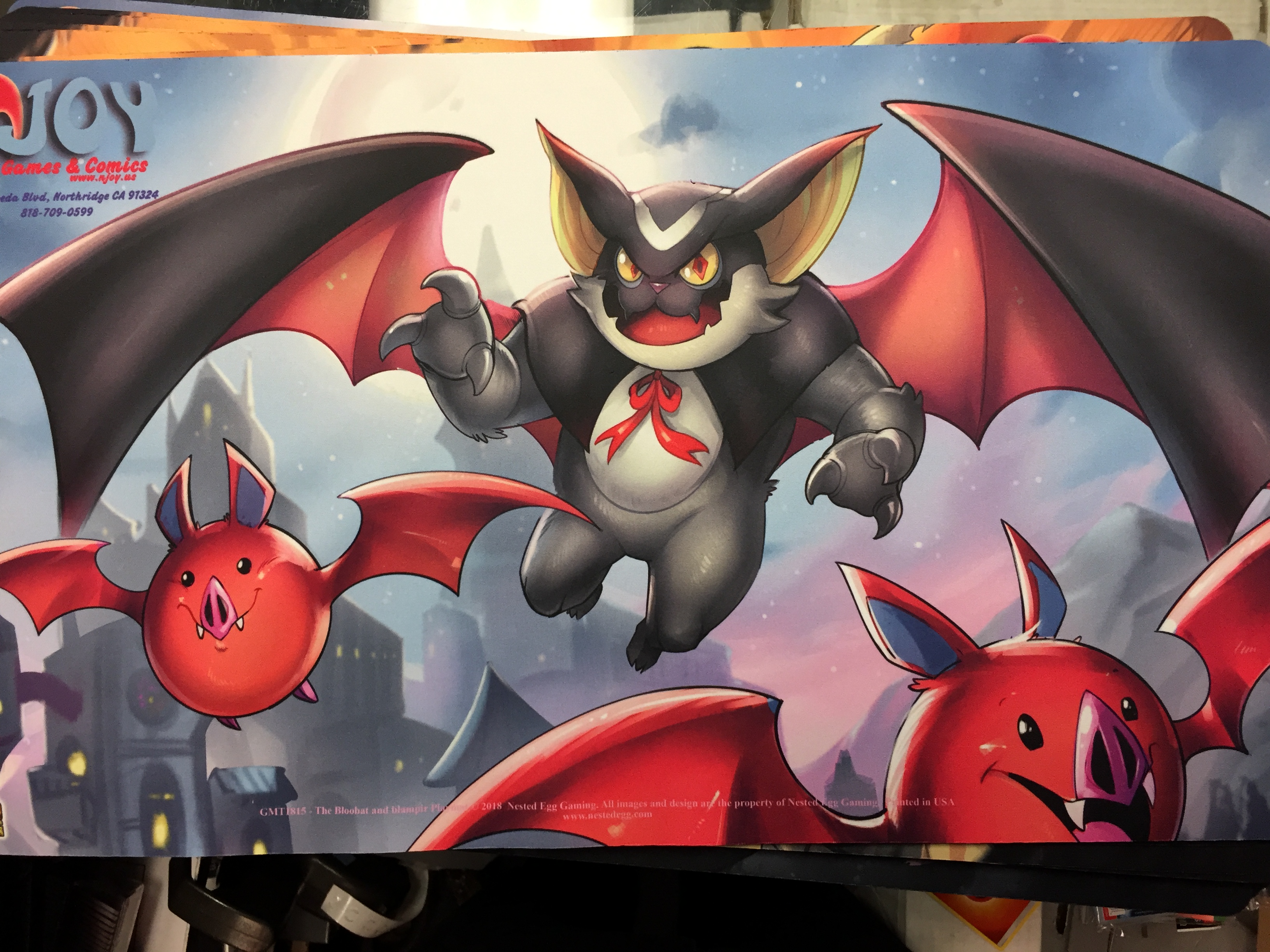 Bloobat and blampir Playmat