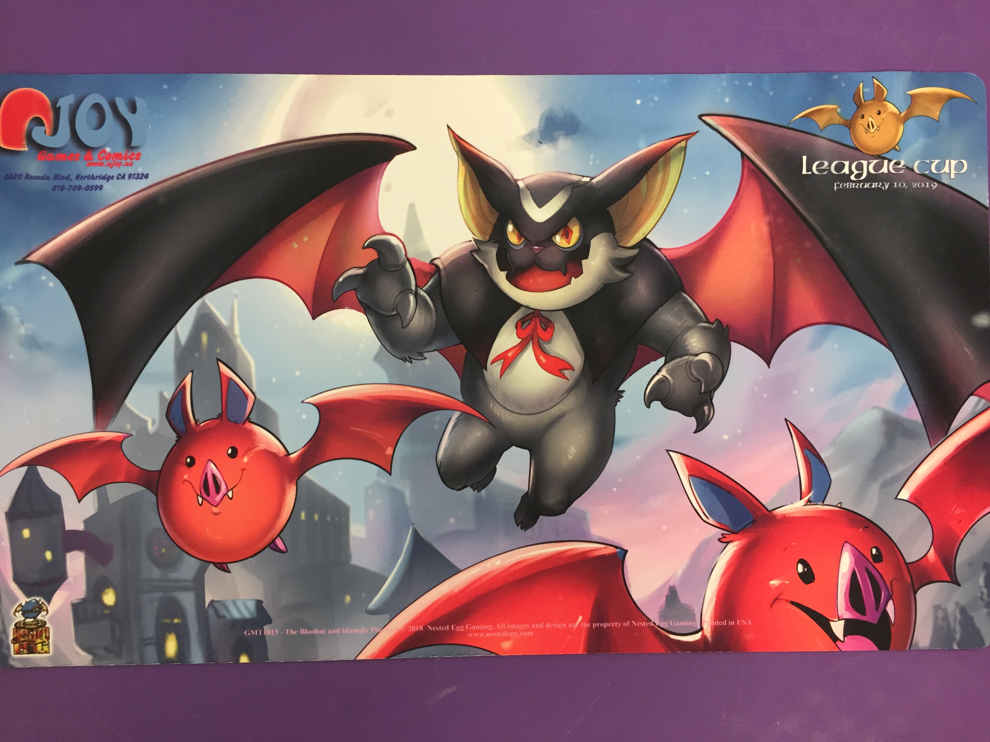 Bloobat and blampir Playmat Gold Blampir Edition