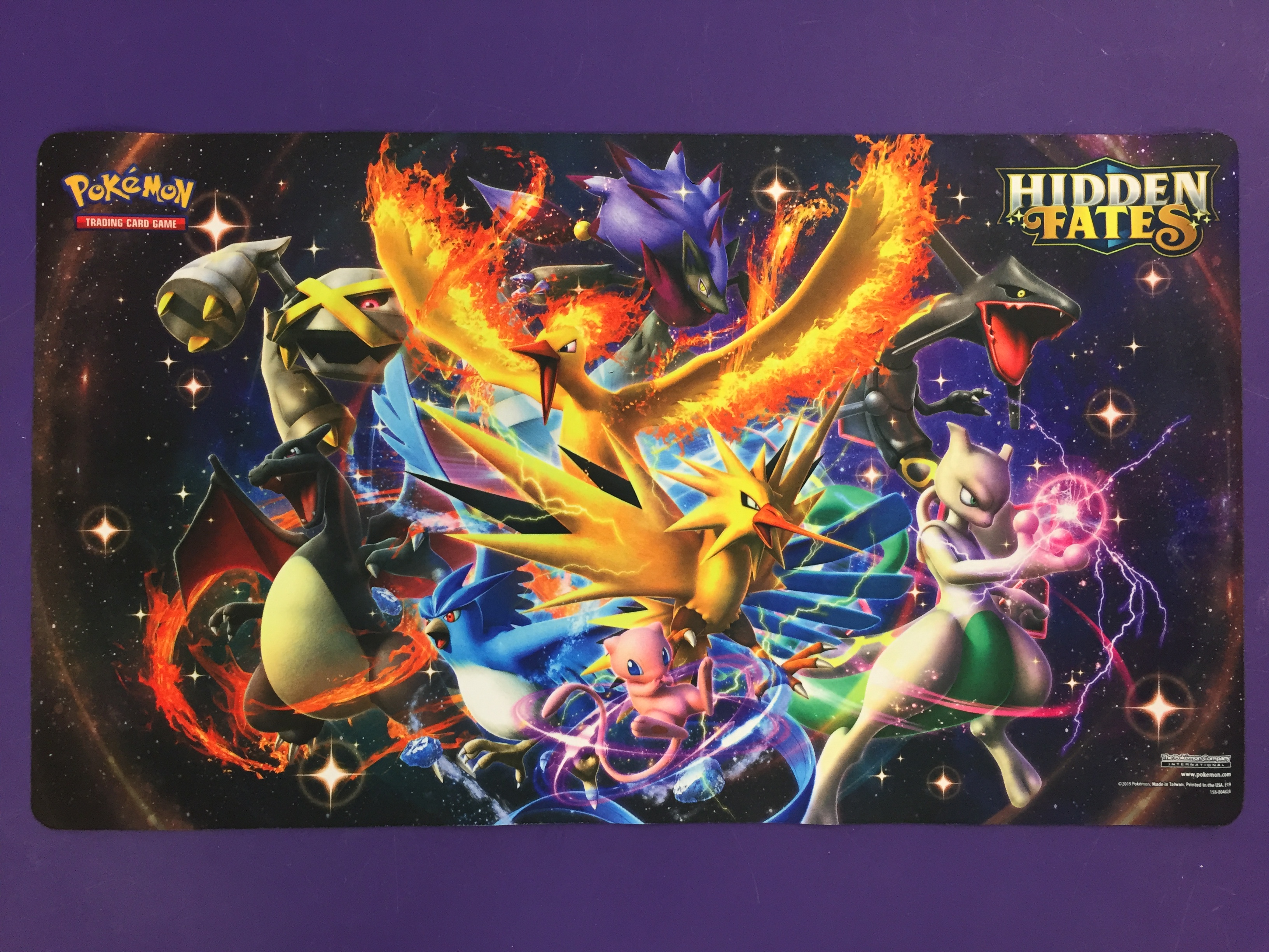 Pokemon Hidden Fates Playmat