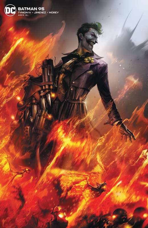 BATMAN #95 CARD STOCK F MATTINA VAR ED JOKER WAR