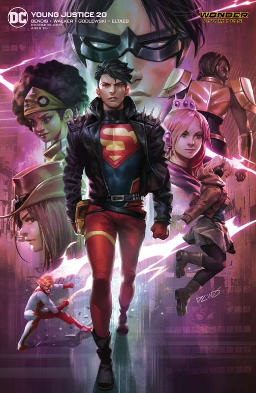 YOUNG JUSTICE #20 CVR B DERRICK CHEW CARD STOCK VARIANT