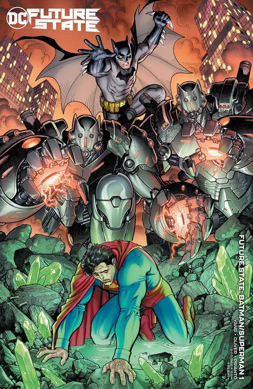 FUTURE STATE BATMAN SUPERMAN #1 (OF 2) CVR B ARTHUR ADAMS CARD STOCK VARIANT