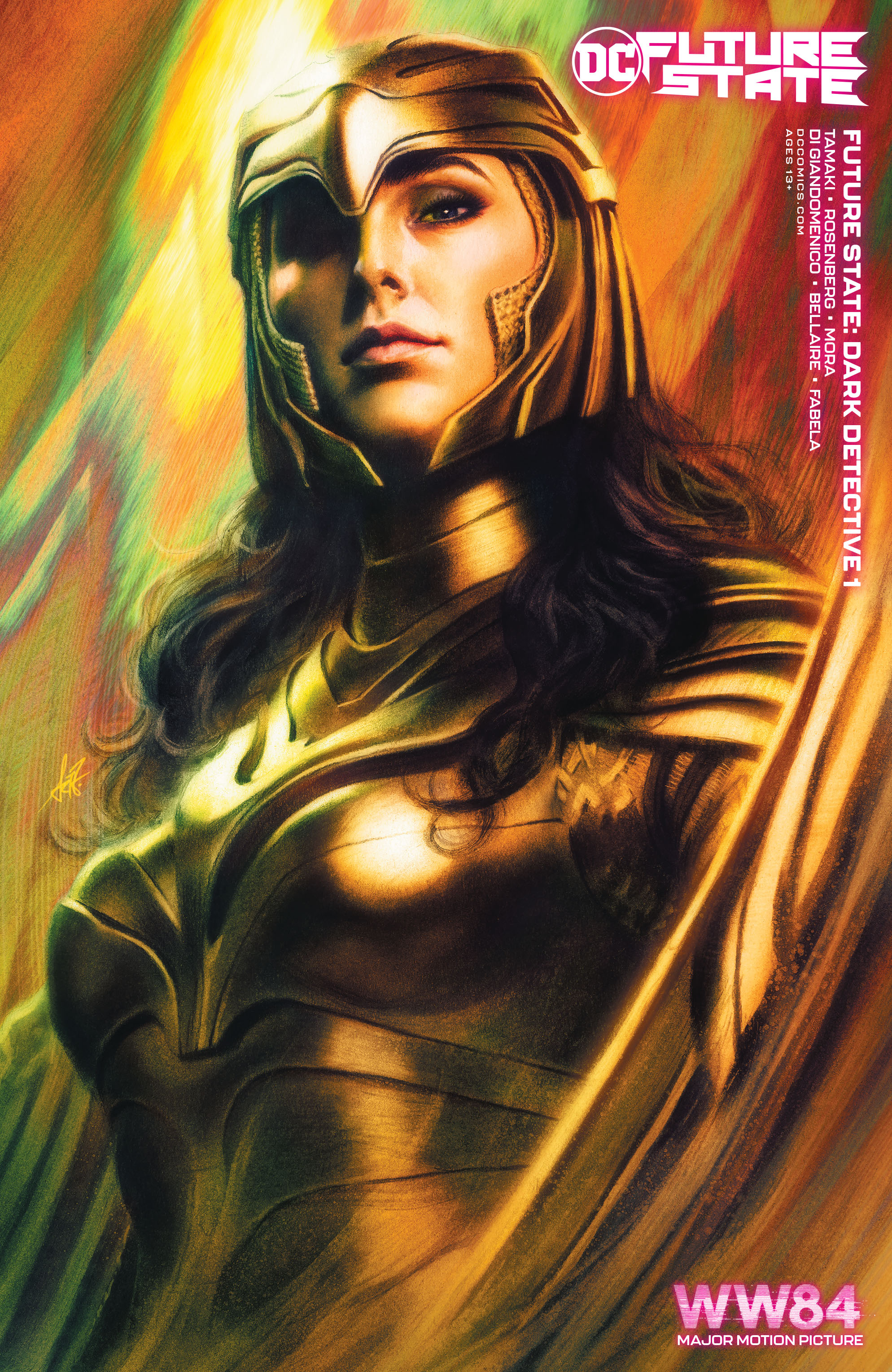 FUTURE STATE DARK DETECTIVE #1 (OF 4) CVR C WONDER WOMAN 1984 STANLEY ARTGERM LAU CARD STOCK VARIANT