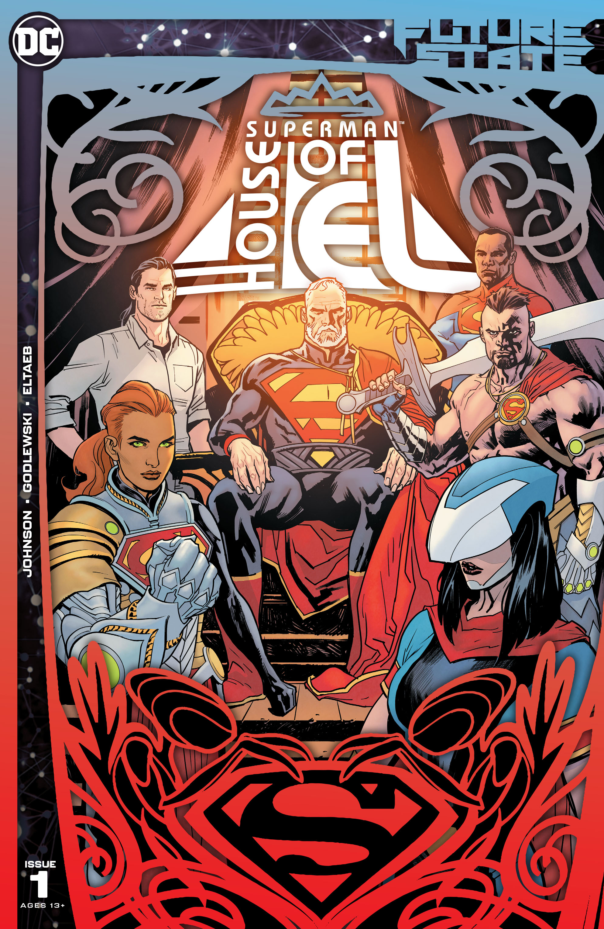 FUTURE STATE SUPERMAN HOUSE OF EL #1 (ONE SHOT) CVR A YANICK PAQUETTE