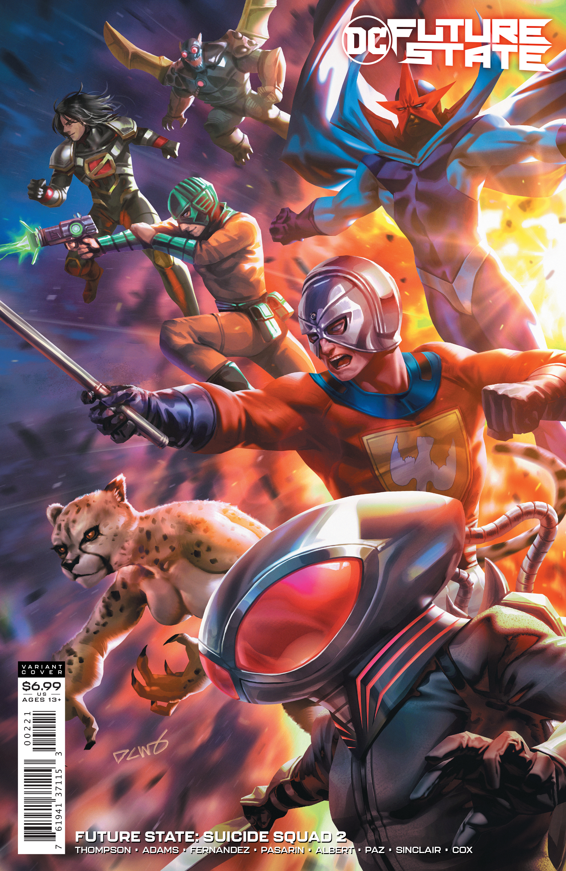 FUTURE STATE SUICIDE SQUAD #2 (OF 2) CVR B DERRICK CHEW CARD STOCK VARIANT