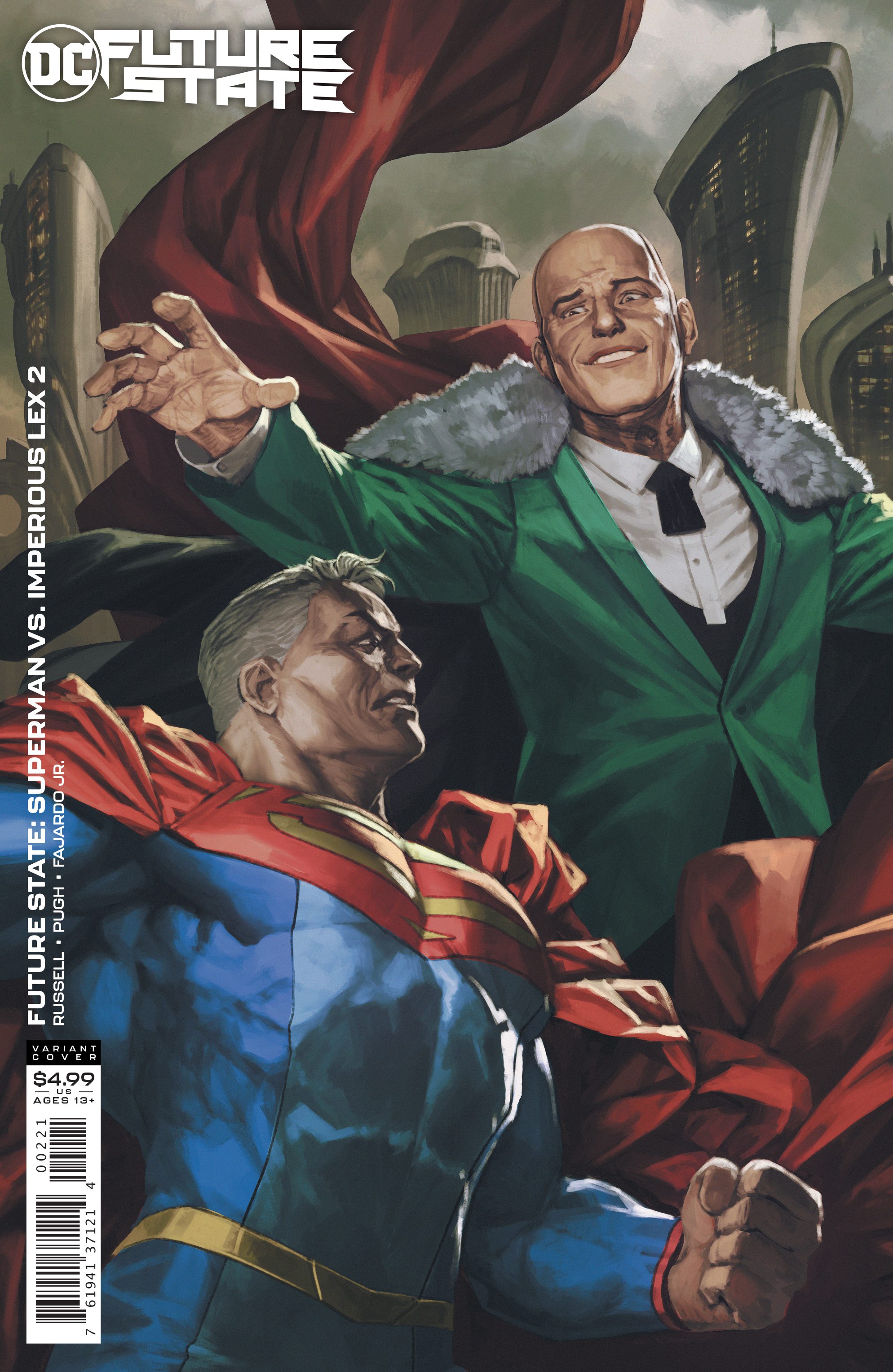FUTURE STATE SUPERMAN VS IMPERIOUS LEX #2 (OF 3) CVR B SKAN CARD STOCK VARIANT