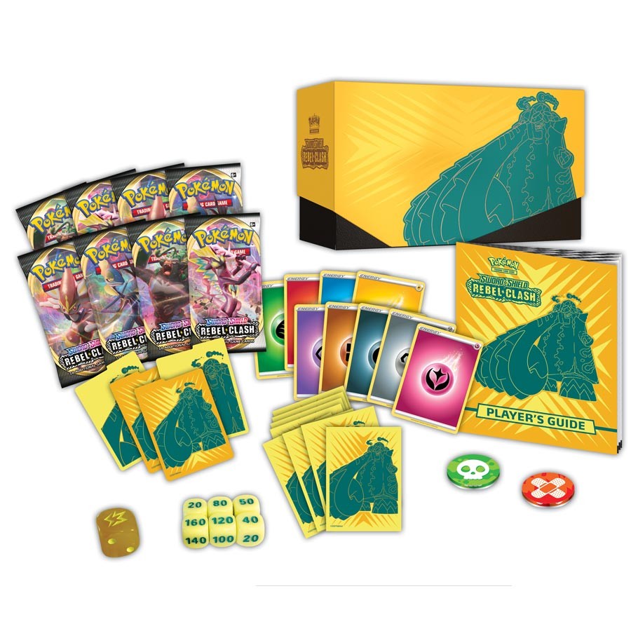 POKEMON SWORD & SHIELD REBEL CLASH ELITE TRAINER BOX