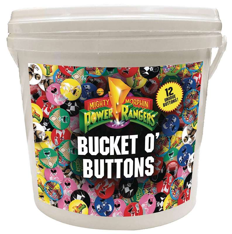 MIGHTY MORPHIN POWER RANGERS MMPR BUTTON