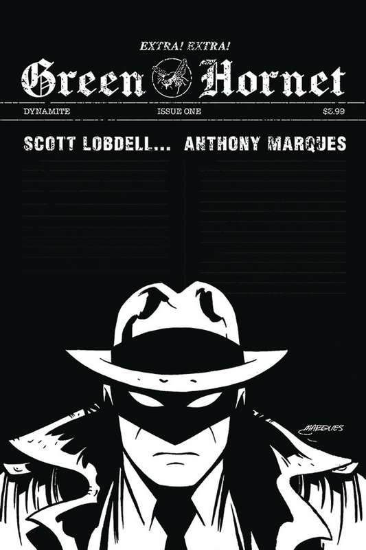 GREEN HORNET #1 1:20 MARQUES B&W RATIO VARIANT  GREEN HORNET #1 1:20 MARQUES B&W RATIO VARIANT