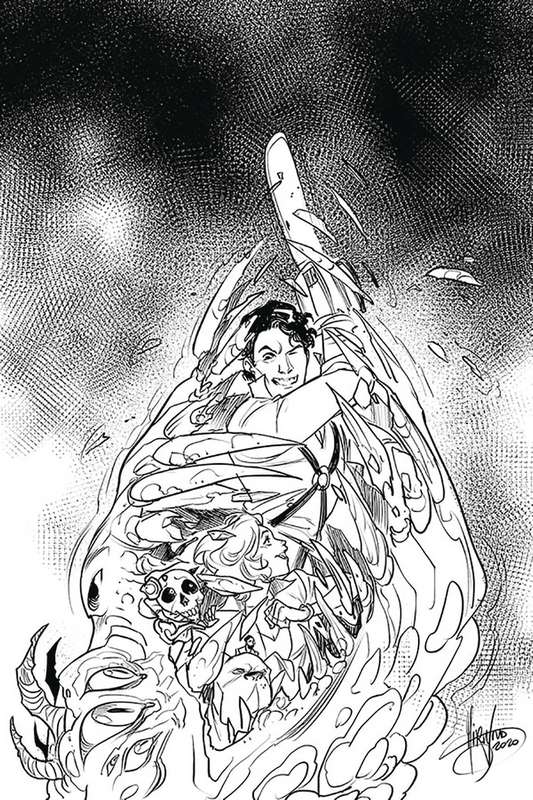 DEATH TO ARMY OF DARKNESS #5 1:20 ANDOLFO B&W VIRGIN RATIO VARIANT