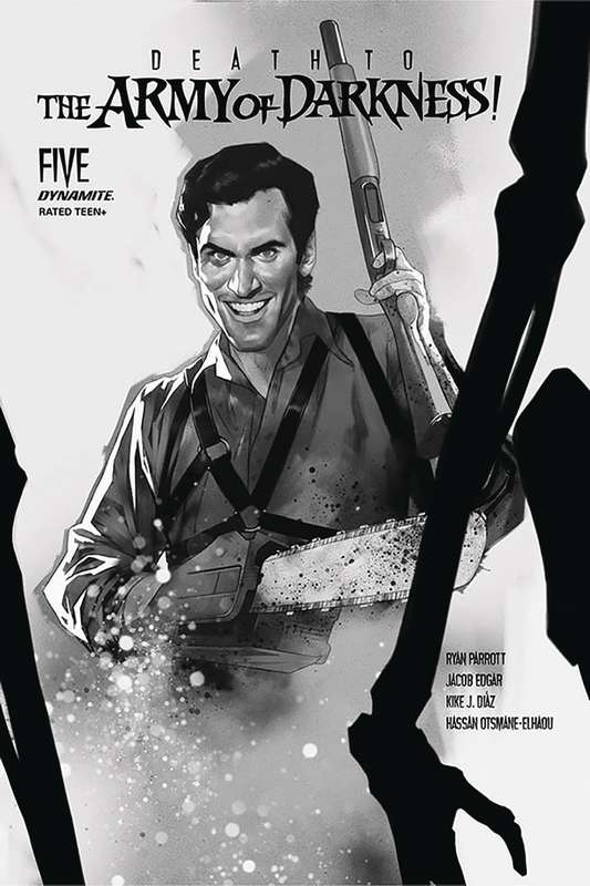 DEATH TO ARMY OF DARKNESS #5 1:30 OLIVER B&W RATIO VARIANT  DEATH TO ARMY OF DARKNESS #5 1:30 OLIVER B&W RATIO VARIANT