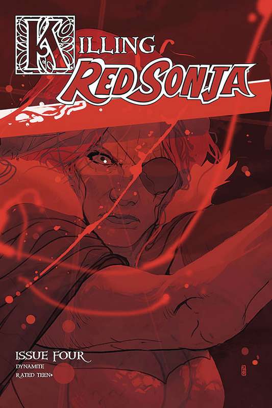 KILLING RED SONJA #4 1:20 WARD COLOR RATIO VARIANT  KILLING RED SONJA #4 1:20 WARD COLOR RATIO VARIANT