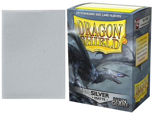 DRAGON SHEILD SILVER NONGLARE MATTE 100