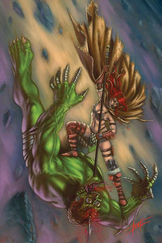 MARS ATTACKS RED SONJA #3 1:30 STRATI VIRGIN RATIO VARIANT
