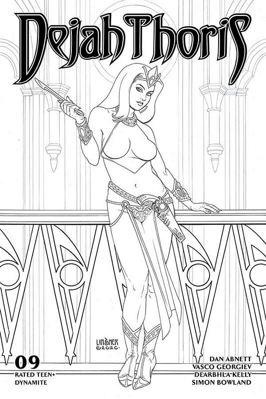 DEJAH THORIS (2019) #9 1:20 LINSNER B&W RATIO VARIANT