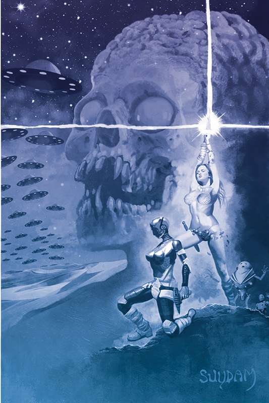 MARS ATTACKS RED SONJA #3 1:25 SUYDAM TINT VIRGIN FOC RATIO VARIANT