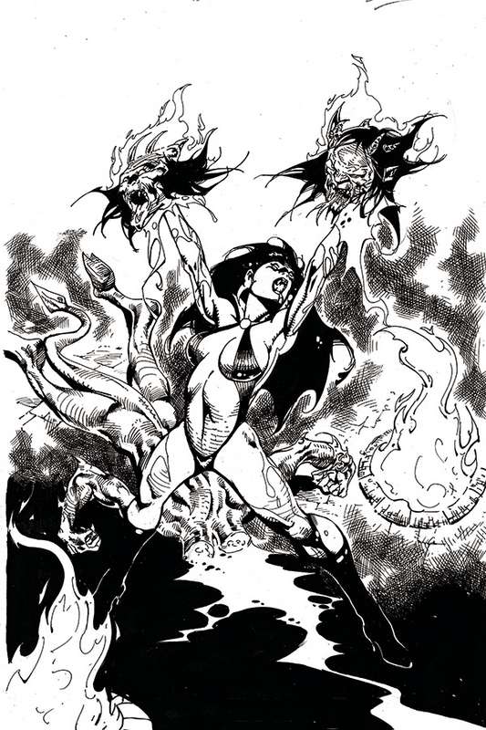 VENGEANCE OF VAMPIRELLA #11 1:21 CASTRO B&W VIRGIN FOC RATIO VARIANT  VENGEANCE OF VAMPIRELLA #11 1:21 CASTRO B&W VIRGIN FOC RATIO VARIANT