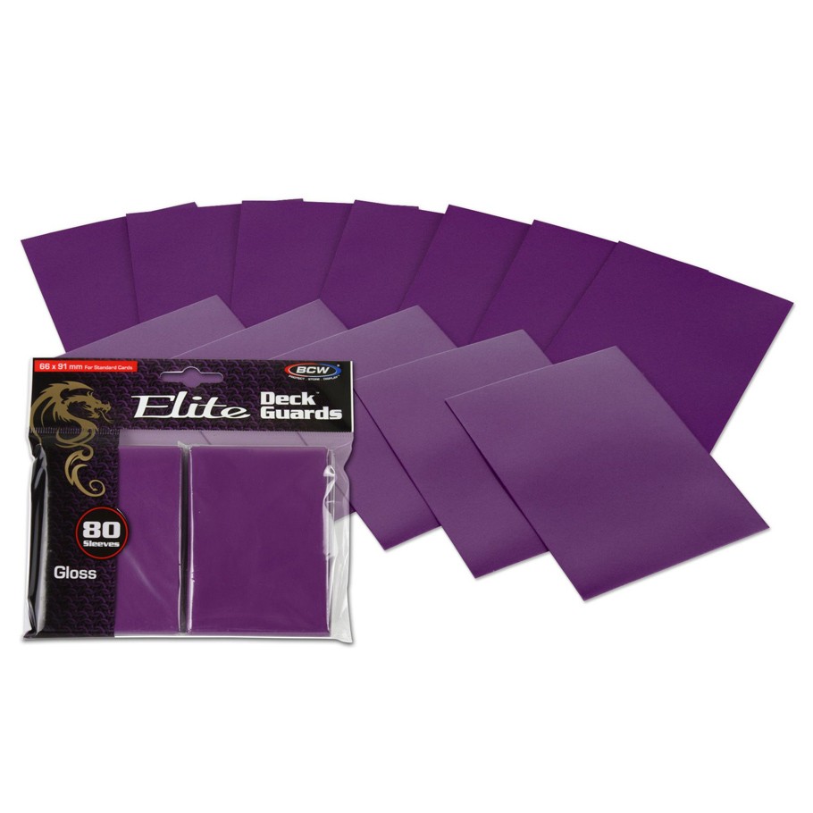 BCW DP: Deck Guard: Elite Gloss Mulberry(80)